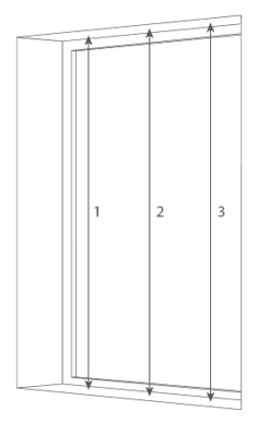 Beth Ochre Roman Blind | The Blindz Store measuring guide P2?>