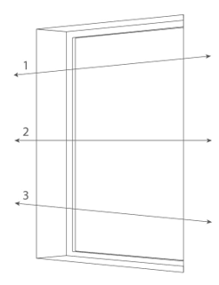 Arden Grey Roman Blind | The Blindz Store measuring guide P3?>