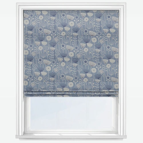 Beth Blue Roman Blind | The Blindz Store