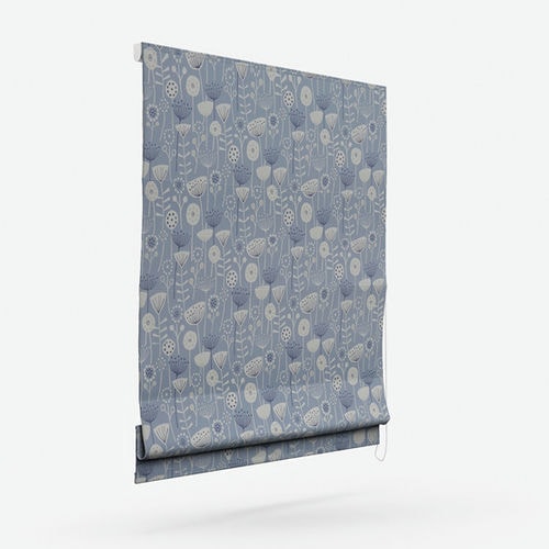 Beth Blue Roman Blind | The Blindz Store