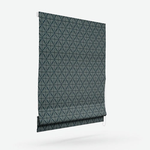 Coco Navy Roman Blind | The Blindz Store