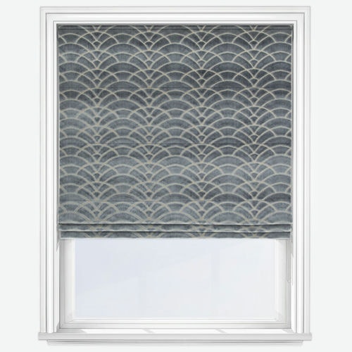 Coco Navy Roman Blind | The Blindz Store